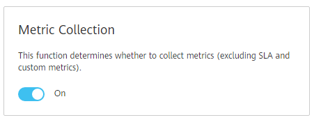 **Figure 1** Configuring metric collection