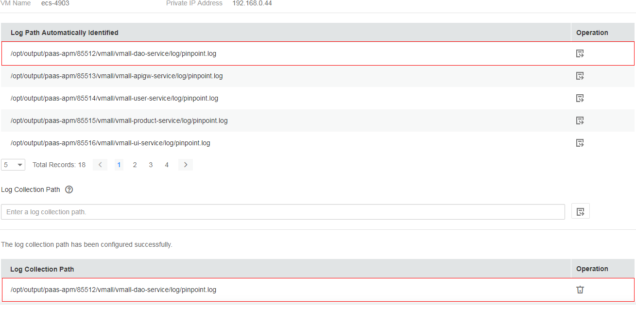 **Figure 1** Using the paths automatically identified by the ICAgent