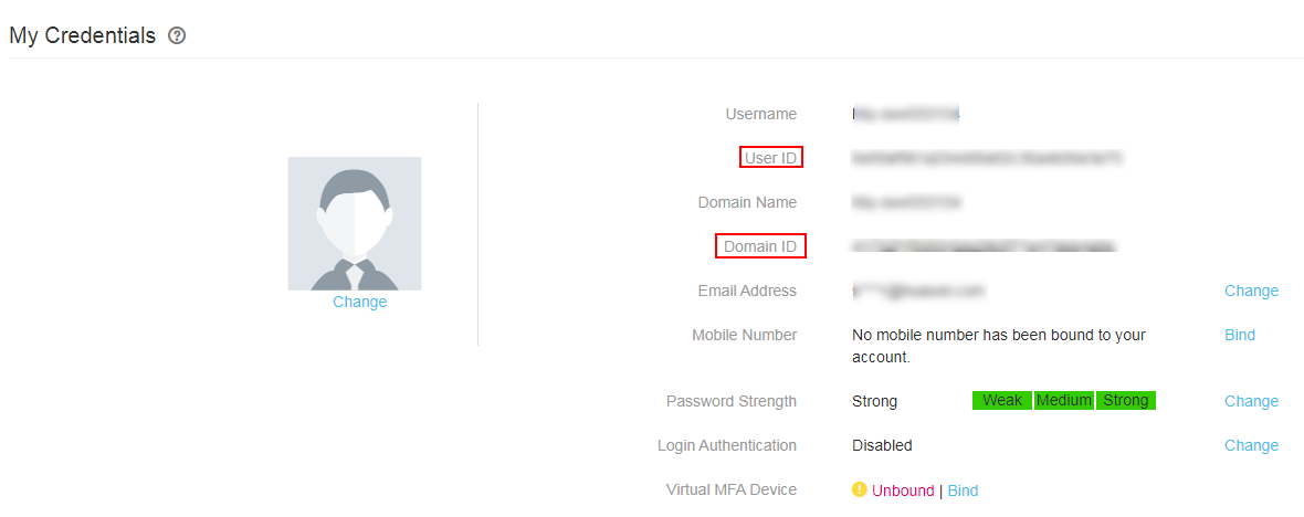 **Figure 1** Obtaining the Account ID