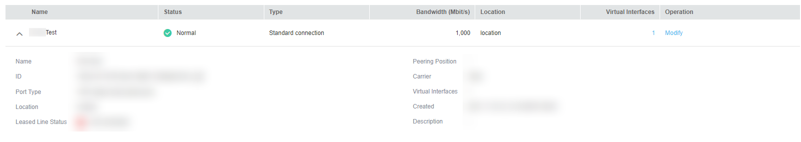 **Figure 1** Viewing a connection