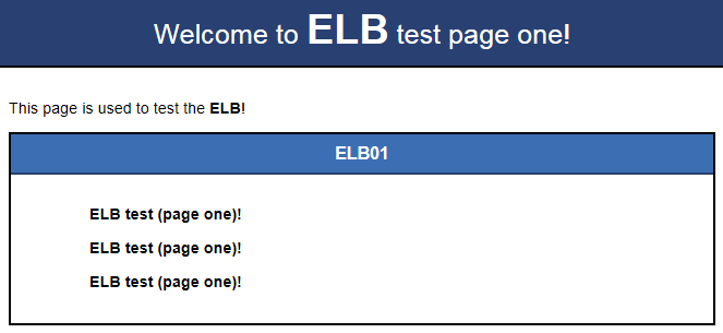 **Figure 2** Nginx successfully deployed on ECS01