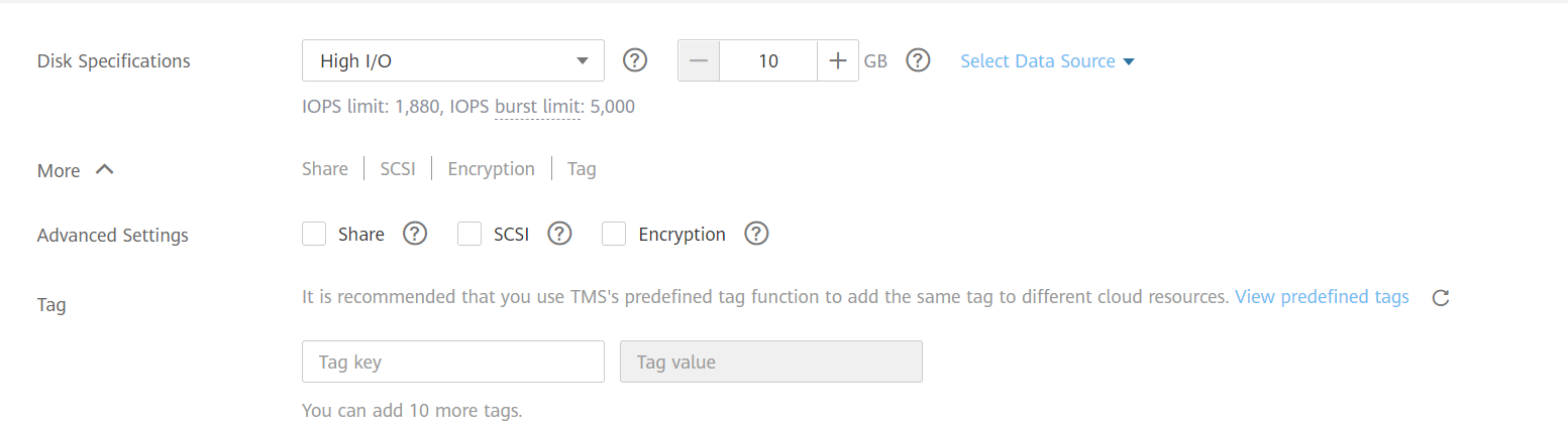 **Figure 1** Non-encrypted disks