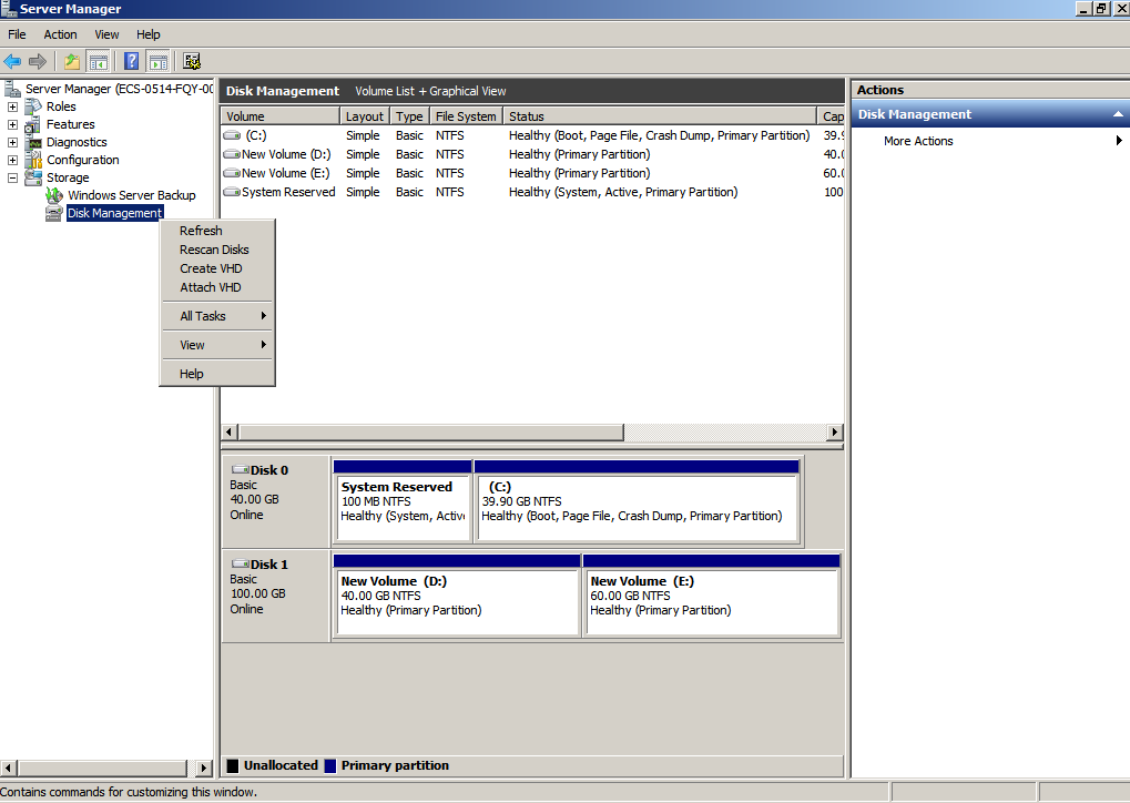 **Figure 6** Refresh (system disk)