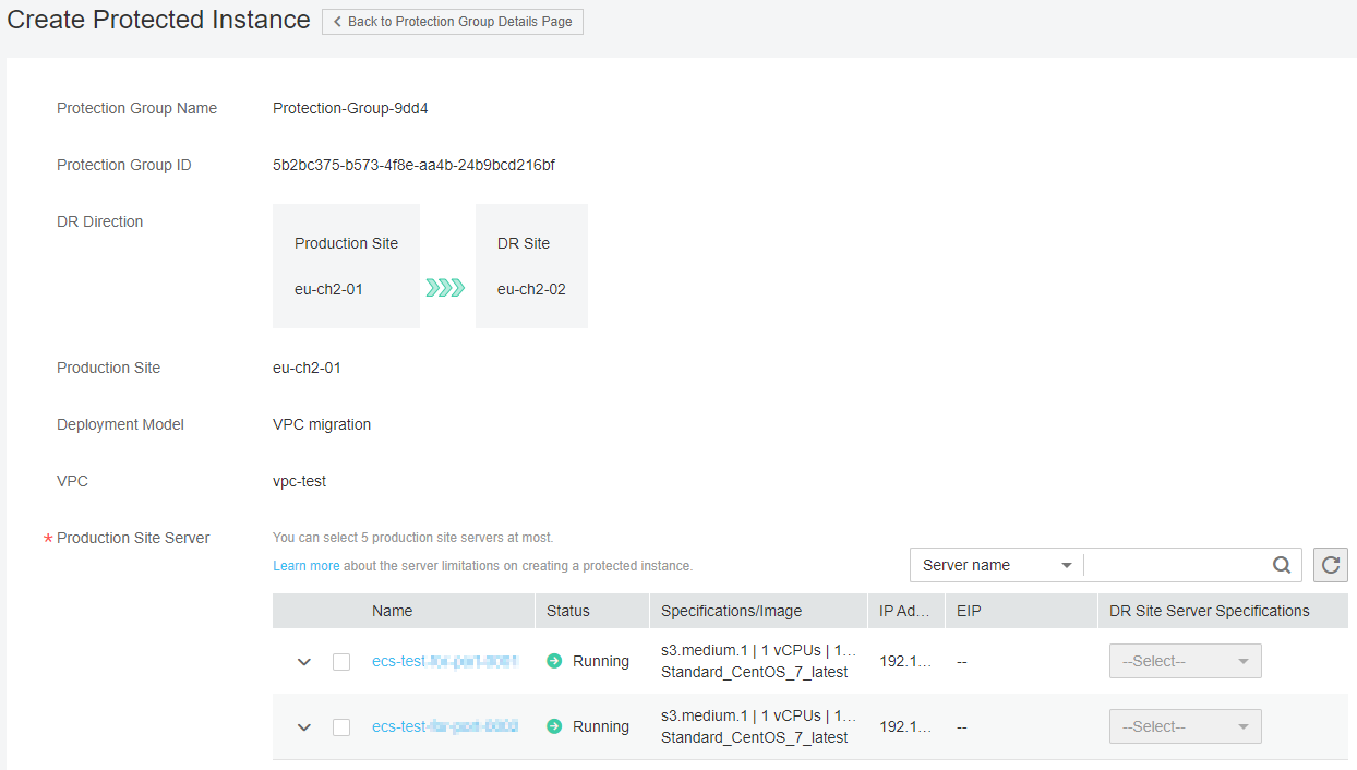 **Figure 2** Creating a protected instance